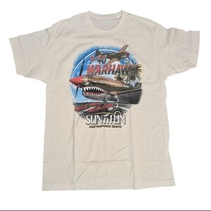 P-40 Warhawk Graphic Short Sleeve Tee - Cream